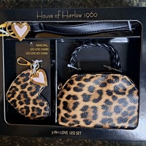 House of Harlow 1960 3 in 1 Love Leo Mini Bag Set